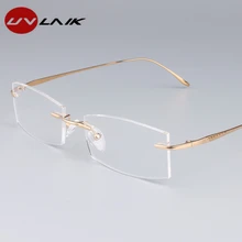 UVLAIK, мужские деловые очки, анти-синий светильник, ультра-светильник, оправа из титанового сплава, светильник, удобные мужские рабочие очки с коробкой