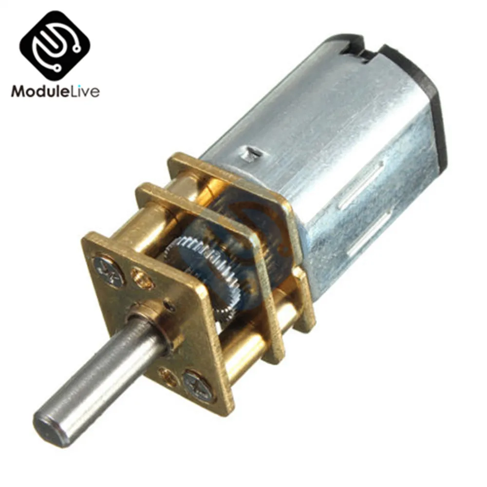 

DC 6V 30RPM N20 Micro Speed Gear Motor Reduction Gear Motors with Metal Gearbox Wheel