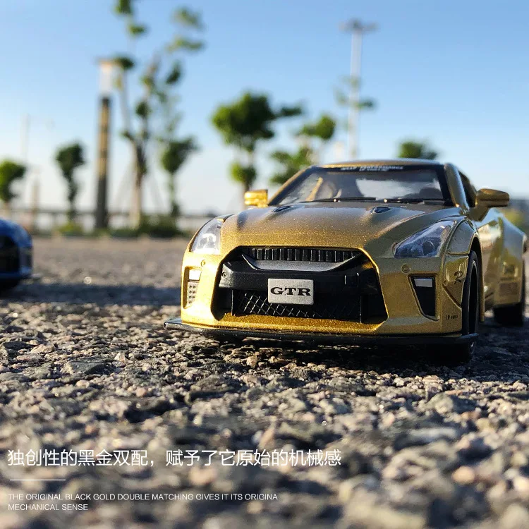 1:32 NISSAN GTR гоночная модель автомобиля из сплава игрушки транспортные средства