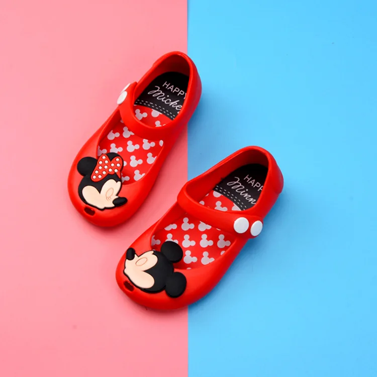 Сандалии для девочек высотой 13-15,5 см летние сандалии для девочек Mini Sed милая детская обувь для девочек Mitch детская обувь для девочек - Цвет: red mickey