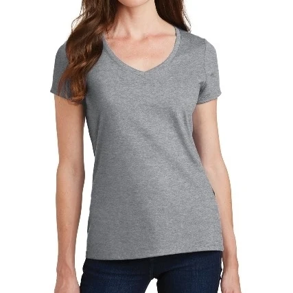 Port & Co LPC450V Ladies Fan Favorite V-Neck Tee Athletic Heather - 3XL (1)