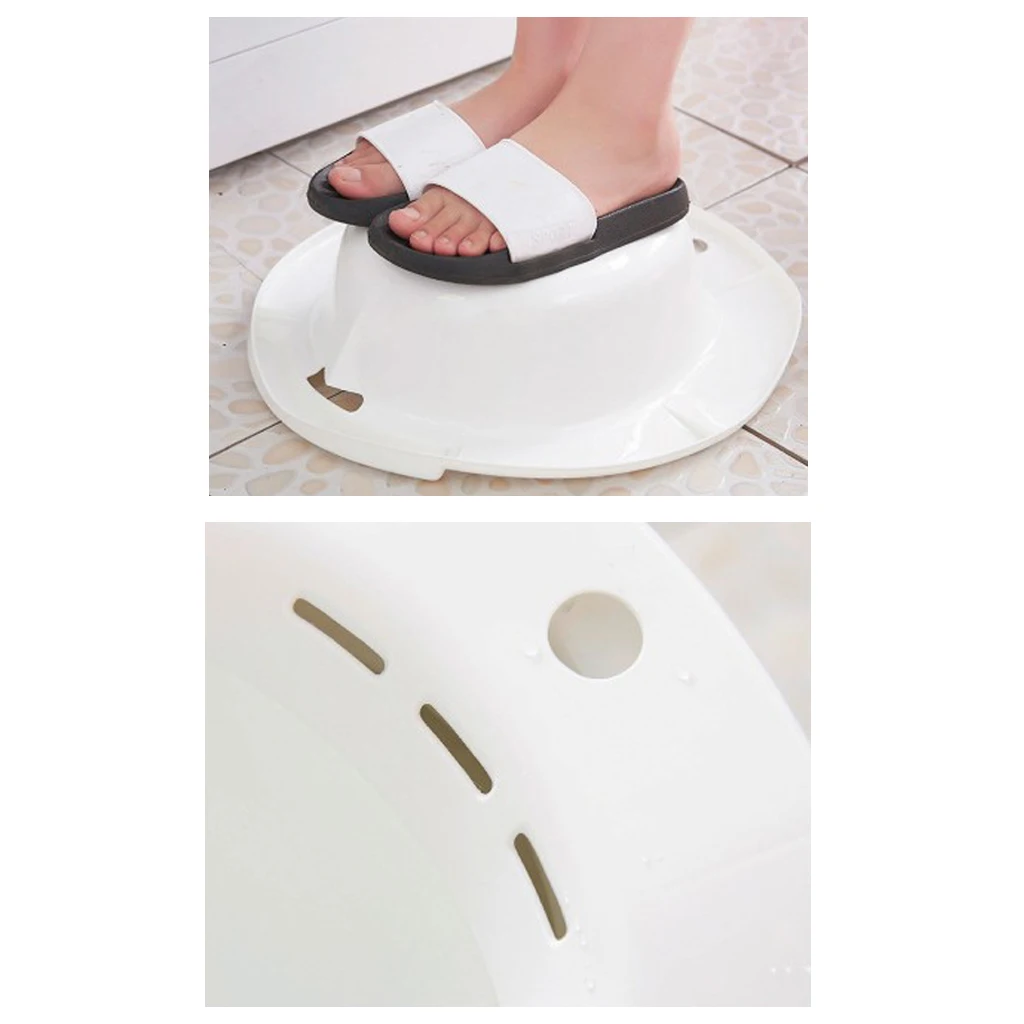 Durable Non-toxic Plastic Hemorrhoids Patient Elderly Men Pregnant Women Toilet Sitz Bath Tub Hip Basin Bidet