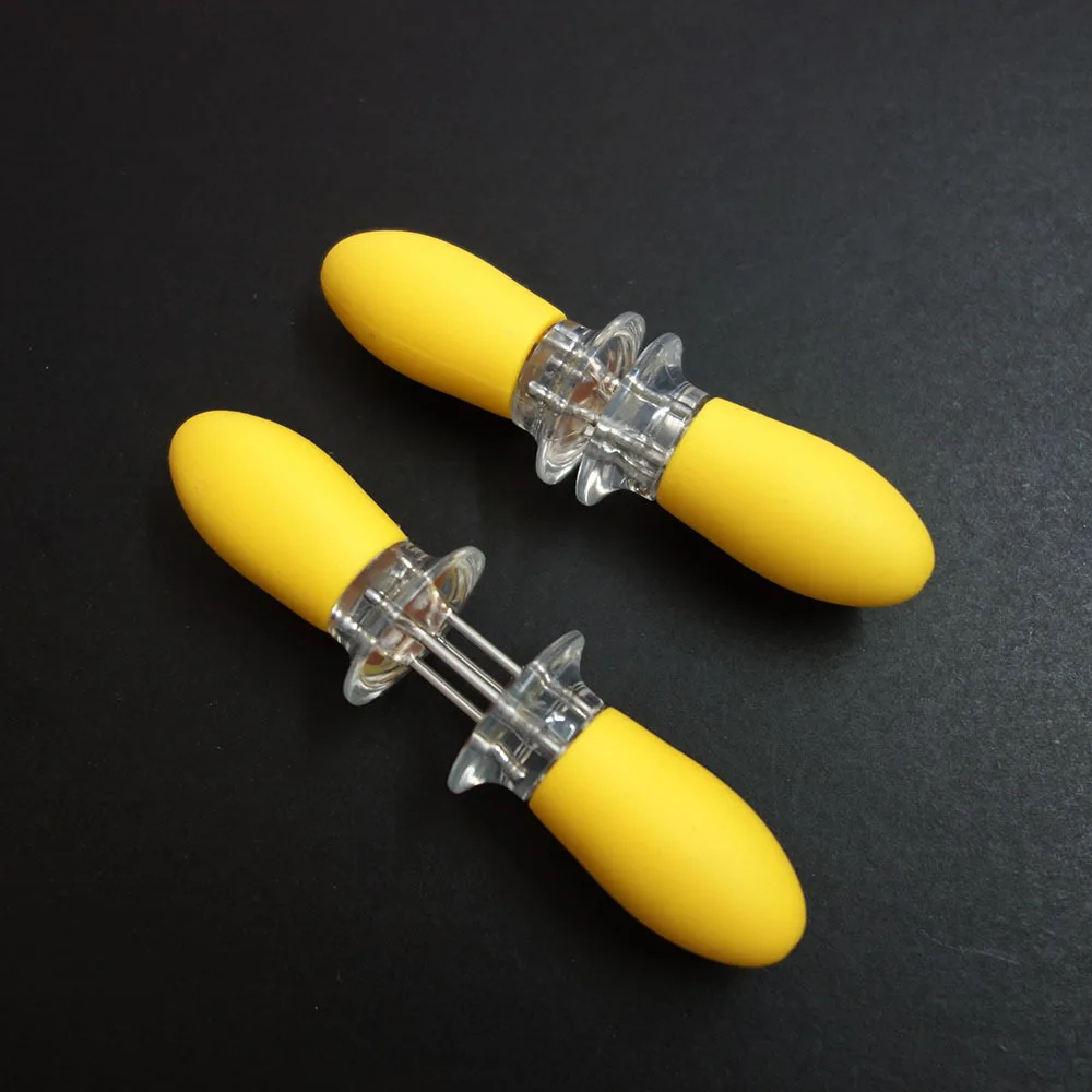4pcs Stainless Steel Corn Holders Skewers Prongs Jumbo Corn on the Cob Holders Hot Dog Meat Fruit Forks Kitchen BBQ Accessories