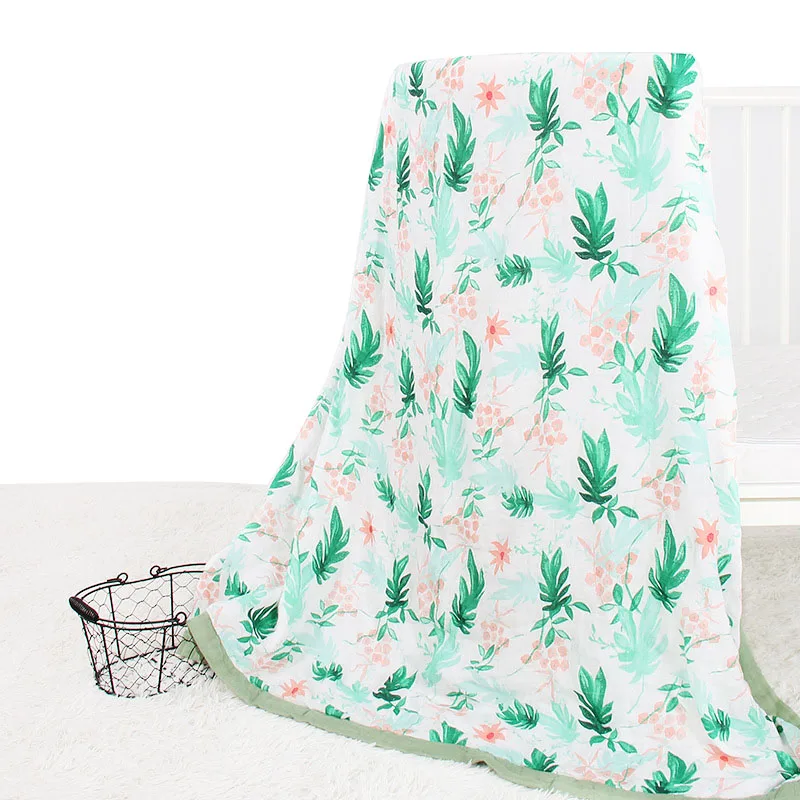 Achat Couverture bébé 2 couches bambou coton couverture nouveau né Swaddle doux bébé couverture Swaddle literie bébé emmaillotage literie