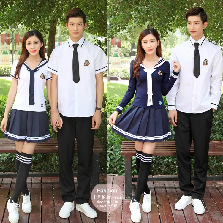 Boy And Girl Xs 5Xl School Uniforms Sailor Uniforms T -7057