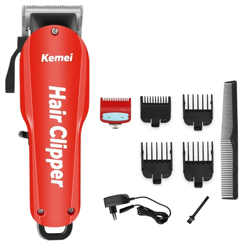 Профессиональная Беспроводная Машинка для стрижки волос регулируемый триммер