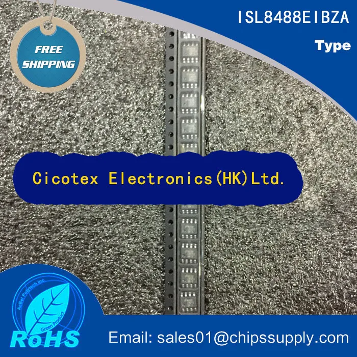 

5pcs/lot ISL8488EIBZA ISL8488EIBZA-T 8488 SOP8 IC TXRX RS422/485 250KBPS 8SOIC