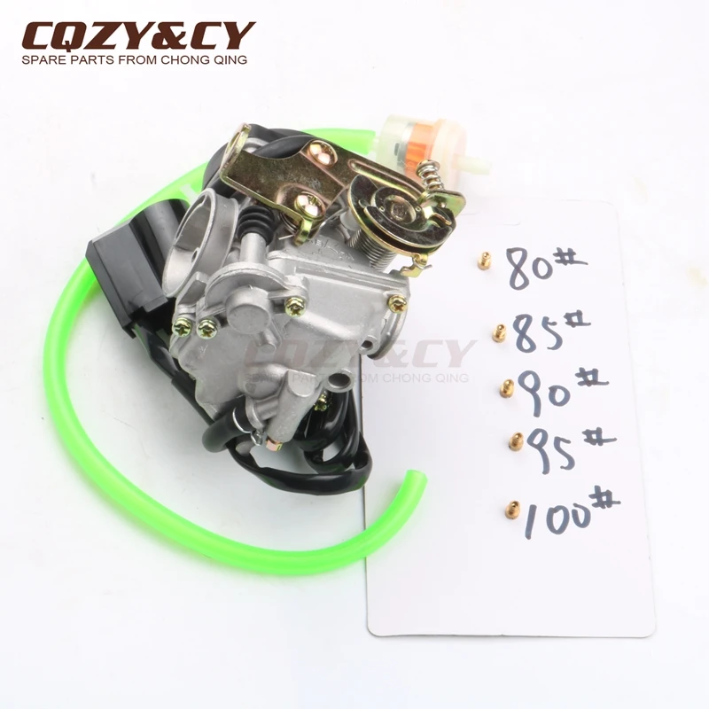 Carburador de Scooter de 20mm Pd20j para Peugeot Velocidadeluta Vivacidade Novo Tweet rs Django Kisbee V-clique 50cc 4-tempos 50 4 High Quality Automóveis e motos