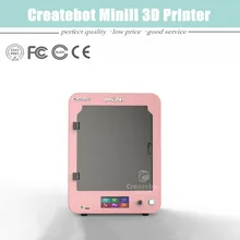 Popular Configuration High Resolution Dual Extruders Createbot Mini 3D Printer with both Touchscreen and Heatbed