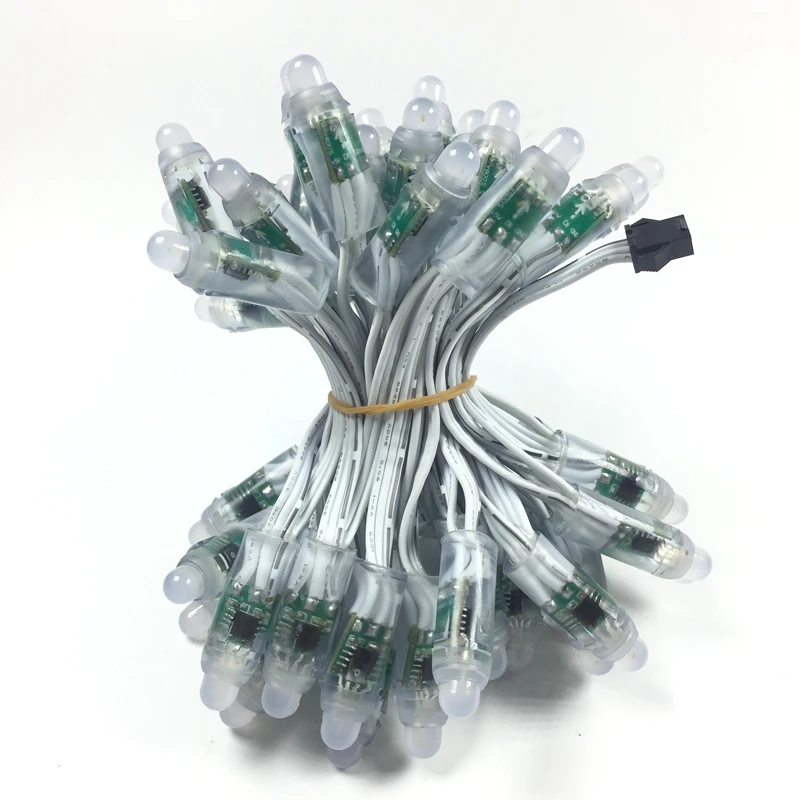 

50pcs String WS2811 waterproof module 5V Pixel RGB Bead Addressable LED Module Light String IP68