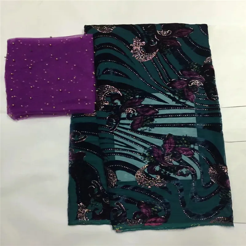 

2018 5 yards silk lace with 2 yards voile Swiss Voile Lace African Fabric African with 100% cotton set for women garmen !LXE1002