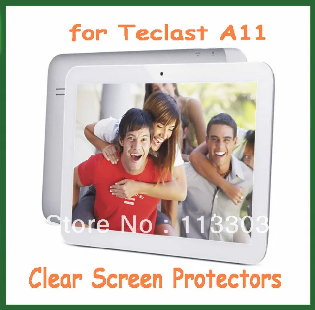 

5pcs Clear Screen Protector Protective Film for 10.1" Teclast A11 Dual Core Size 252x171mm No Retail Package