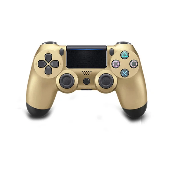 Проводной игровой контроллер для PS4 контроллер для sony Playstation 4 для DualShock Вибрационный джойстик геймпады для игровой станции 4 - Цвет: Золото