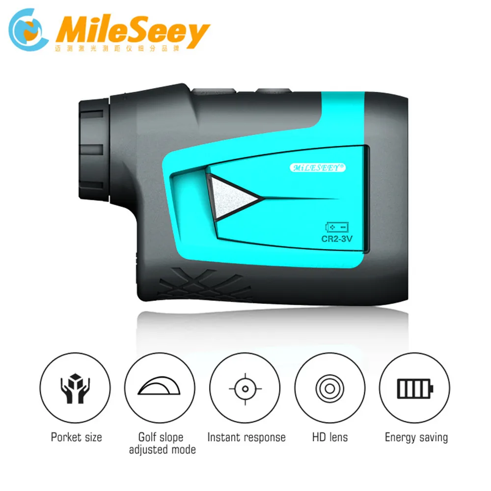 

Mileseey 600m Golf Laser Rangefinder Telescope Laser Rangefinder Laser Distance with Slope Flag-Lock and Distance/Speed/Angle