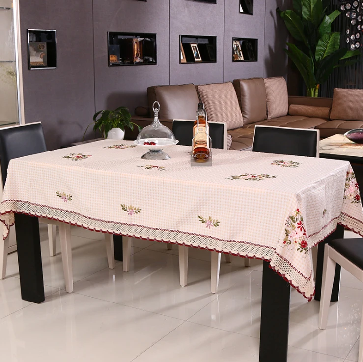 Compra manteles para mesas redondas online al por mayor de china ... Mesas de comedor color crema