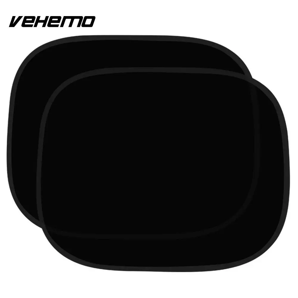 

Car SunShade Auto Sun Visor Portable Windshield Sunshade Auto Parts Vehicle 2pcs Static Cling Durable Window Curtain