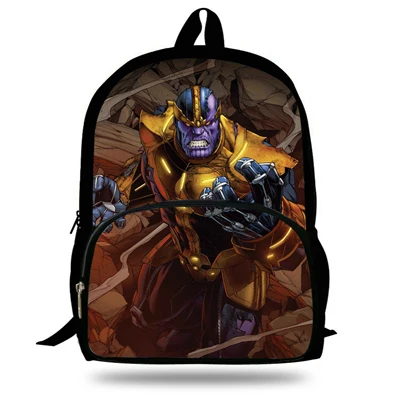 16 дюймов Mochila Marvel Мстители школьные сумки для мальчиков крутые Мстители рюкзак для подростков рюкзак для девочек Дорожная сумка для детей - Цвет: 7D758