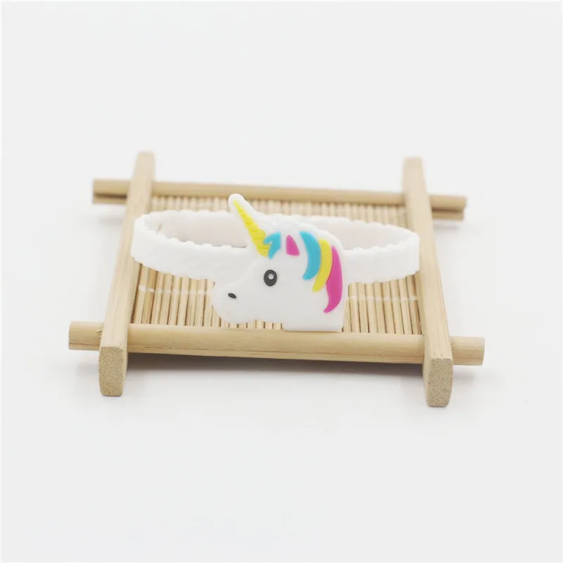 6pcs/lot Unicorn Rubber Bangle Bracelet Birthday Party Supplies Gifts Wedding Gifts Favors for Guests Uitdeelkadootjes Kinderen