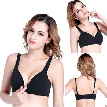 

Women Pregnant Cotton Breast Feeding Maternity Bra Sleep Nursing Underwear Vest -17 NSV775