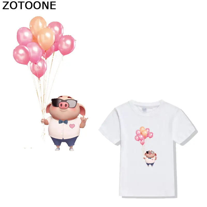 Аксессуары для одежды ZOTOONE Cute Meng pig теплопередача офсетная печать DIY