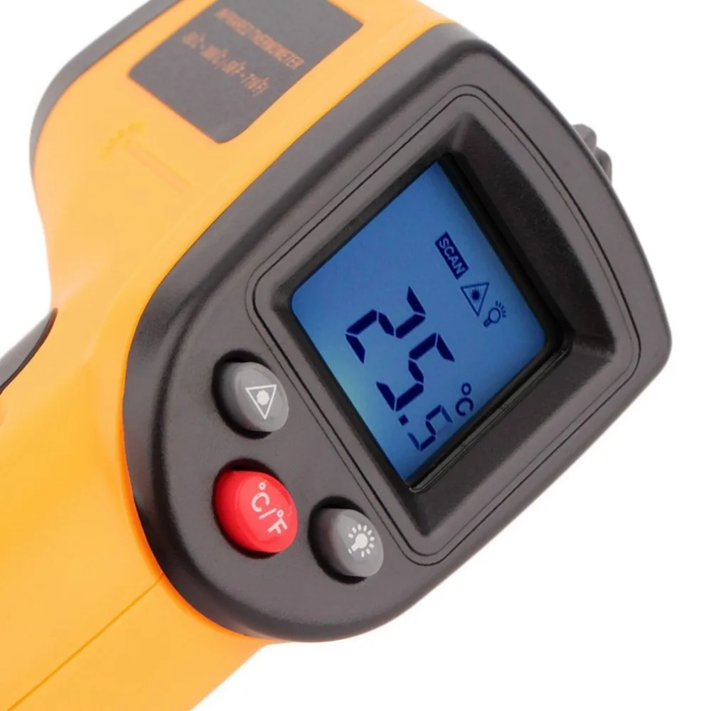 

Hohe Quailty Thermometer Digitale Temperatur Fieber Messung Stirn Nicht-Kontaktieren LCD IR Thermometer Baby Erwachsene