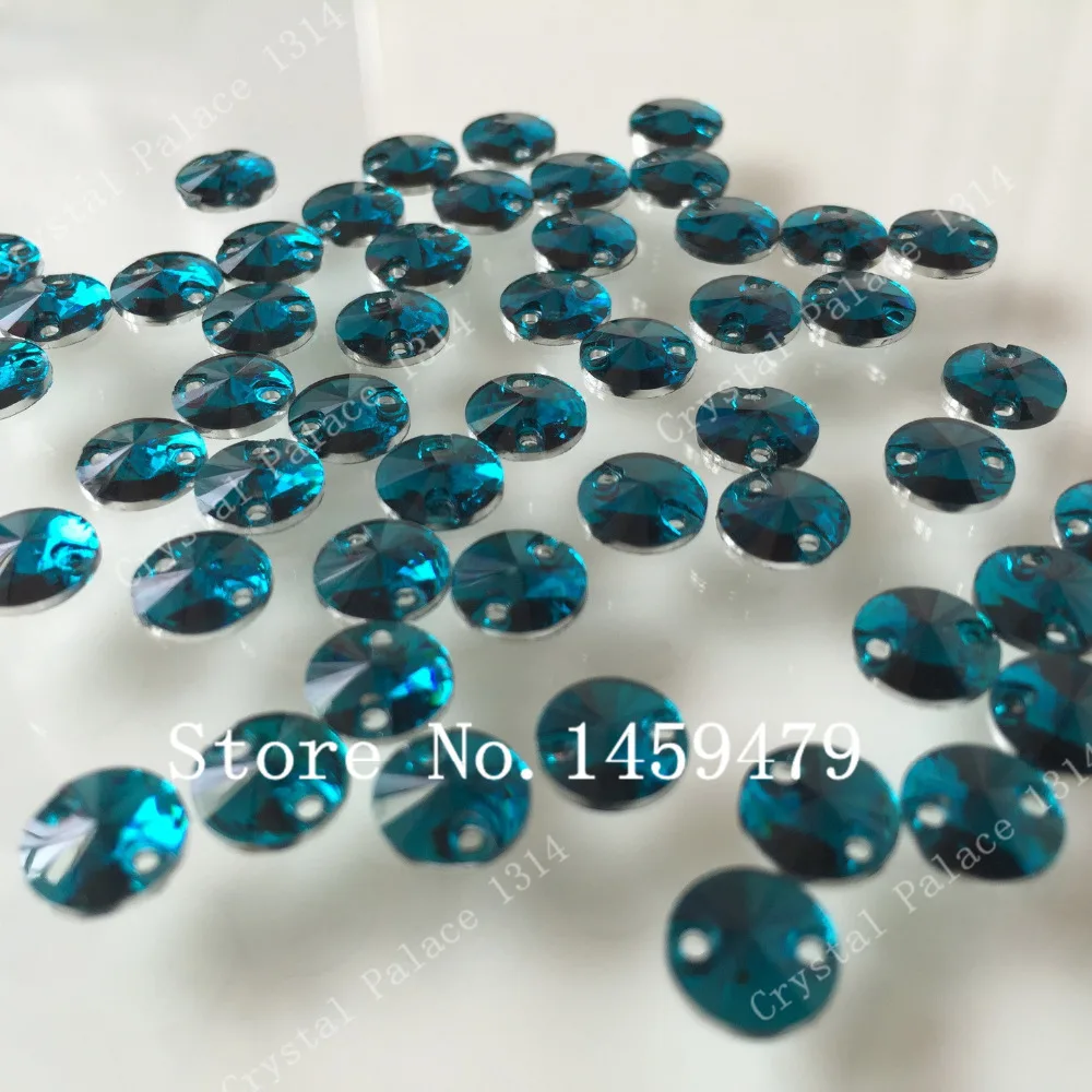 Loose Stones 300pcs 8mm Deep Blue Color Free Shipping Rhinestones 2016 New Product Round