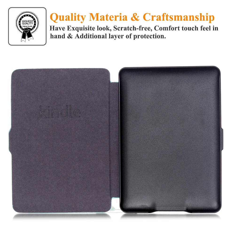 Магнитный смарт чехол SlimShell для Amazon Kindle Paperwhite до 2018 тонкий 1 2 3 Чехол|Чехлы