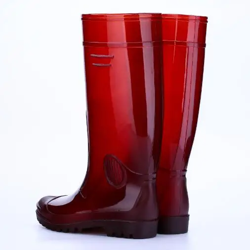 Aleafalling Pvc Waterproof Rain Boots Camouflage Flat With Shoes Men Rain Unisex Water Rubber Knee High Boots Slip-on Botas M044