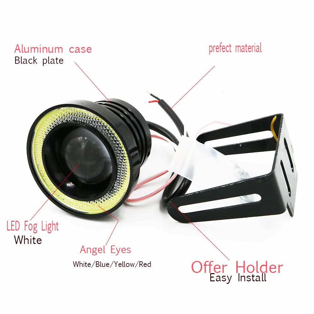 YSY-1Set-Newest-Universal-LED-COB-Angel-Eyes-Daytime-Running-Light-64mm-76mm-89mm-Car-Vehicle