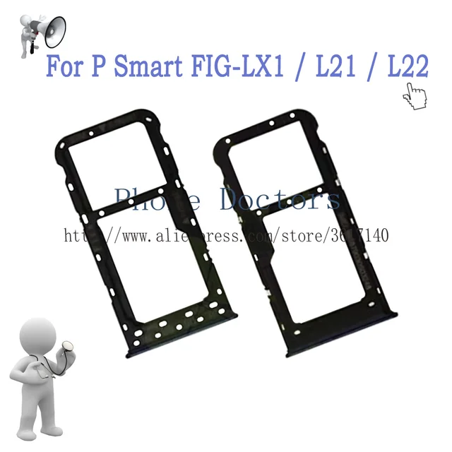 snyde pinion Prevail For Huawei P Smart Fig-lx1 / Fig-l21 / Fig-l22 Sim Card Tray Micro Sd Card  Holder Slot Adapter Parts Sim Card Adapter Tracking - Sim Cards Adapters -  AliExpress