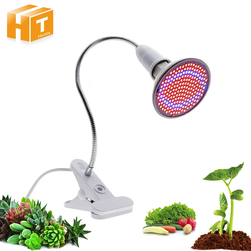 

E27 Indoor LED Plant Grow Lights Bulb AC85-265V Full Spectrum 72LEDs / 200LEDs / 290LEDs Growing Lamp for Flower Vegetable Seeds
