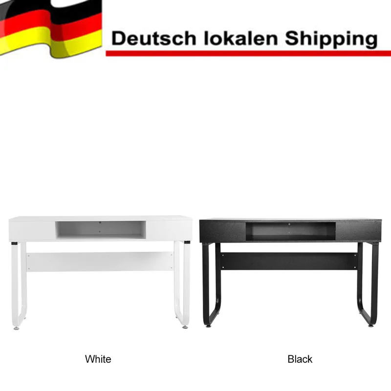 

Modern Worksation Computer Desk Table with Storage Drawer for Home Office Study White mesas escritorio standing laptop desk
