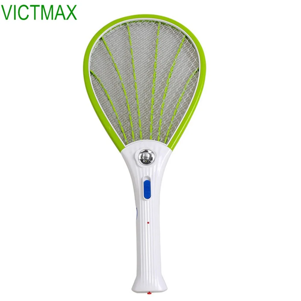 

VICTMAX Rechargeable 2 Layer Electric Mosquito Fly trap Swatter Bug Flies Catcher with LED Light(US Plug) - Color Random