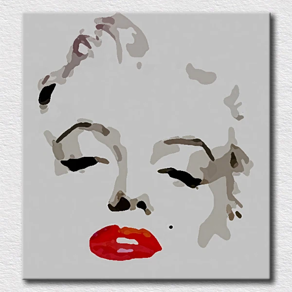 

Canvas painting Marilyn Monroe oil painting for bedroom decoration high quality handpainted canvas art for friends