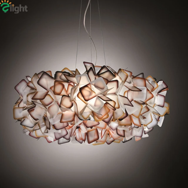 Neue Design Clizia Hängeleuchte Handwerk Bunten Gradienten Acryl ... Neue Design Clizia Hängeleuchte Handwerk Bunten Gradienten Acryl ...