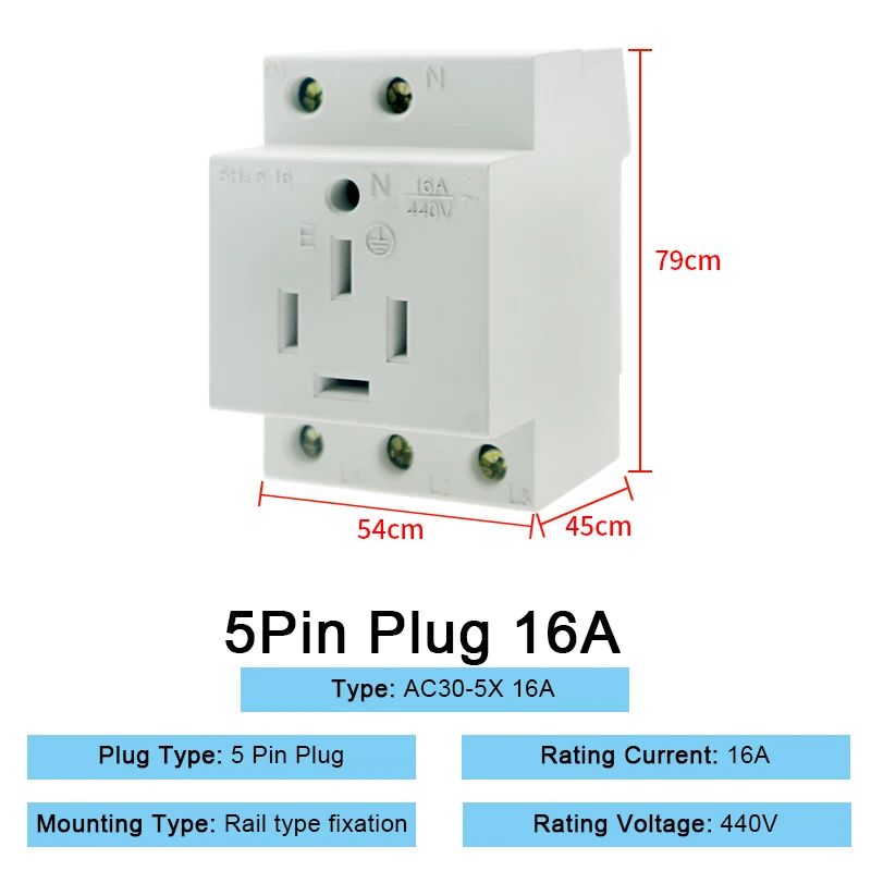 5 16A 440V