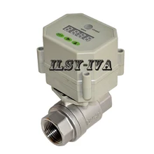 DN15, DN20, DN25 из нержавеющей стали таймер управляемый клапан, AC/DC9~ 24V электрический клапан для систем управления водой