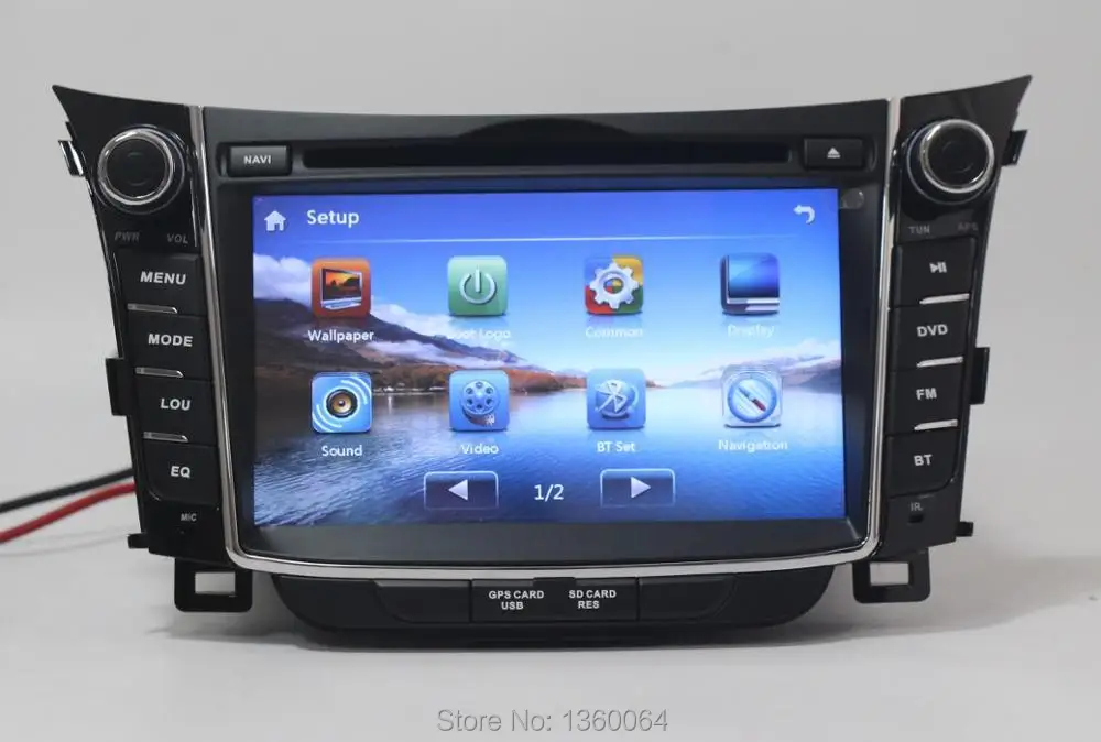 " dvd-плеер автомобиля для Hyundai i30 2011 2012 2013 с GPS навигации Bluetooth автомобильного Радио стерео Штатная sd/usb порт+ карта