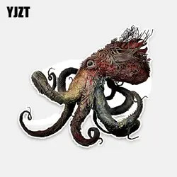 YJZT 15 см * 13,7 см личность Животное осьминог Автомобильная наклейка из ПВХ водостойкая наклейка 5-0230