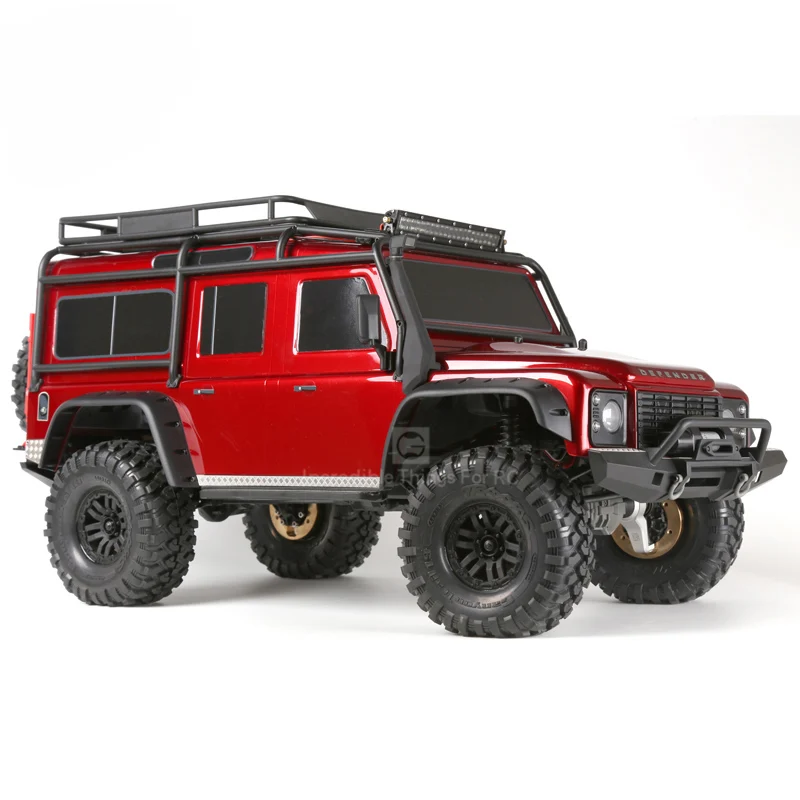 

1Set TRX4 Rear Car Shell Anti-skid Plate Stainless Steel Side Body Pedal Board for Traxxas Defender Rock Crawler RC Cars Modify