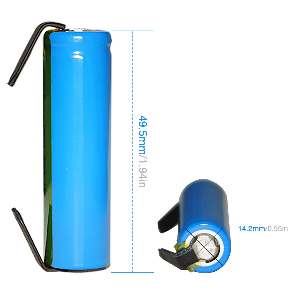 Литий ионный аккумулятор 800 мАч для ремонта зубной щетки Philips Sonicare Flexcare