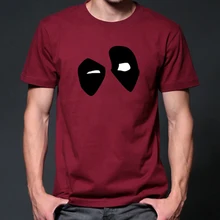 Auf Lager Linglong Baumwolle herren t-shirt Hero Deadpool Kurzarm T Shirts