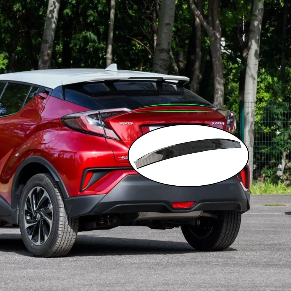 Для Toyota CHR C HR 2016 2017 2018 ABS автомобильные аксессуары Задняя Крышка багажника спойлер
