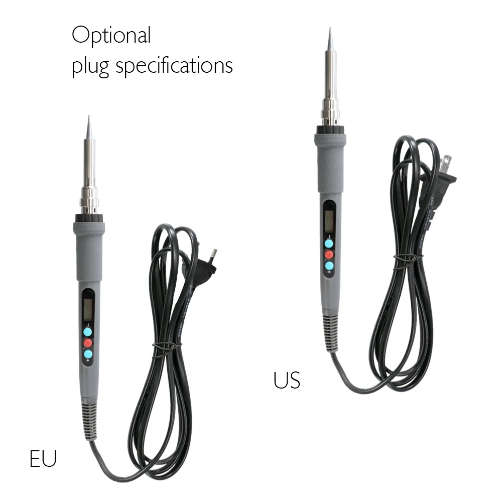 110 В/220 В паяльник Электрический сварщик для электроники Регулируемый цифровой контроль температуры 60 Вт сварочный паяльник