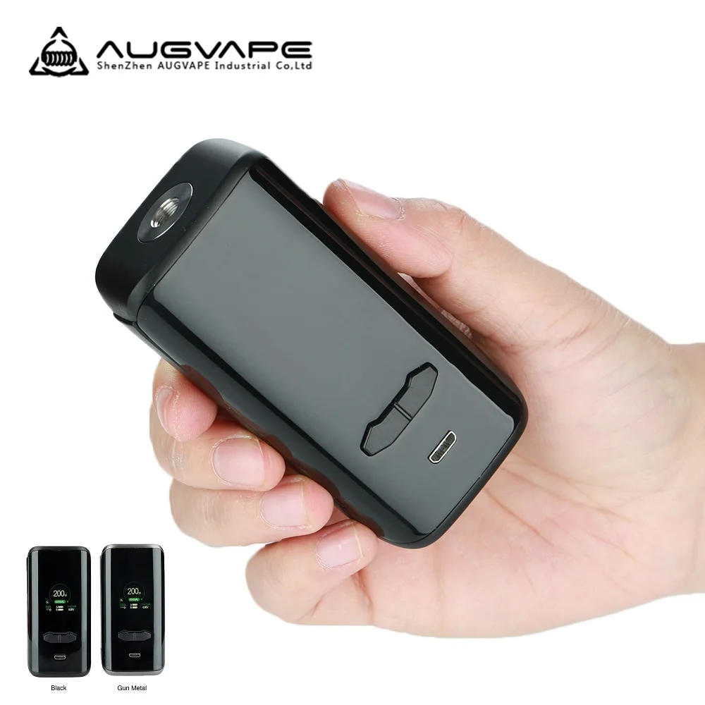 

Original Electronic Cigarettes Augvape VX200 Box Mod Power By Dual 18650 Battery Vape Vaporizer Vs Drag 2 / Luxe Nano / Luxe Mod