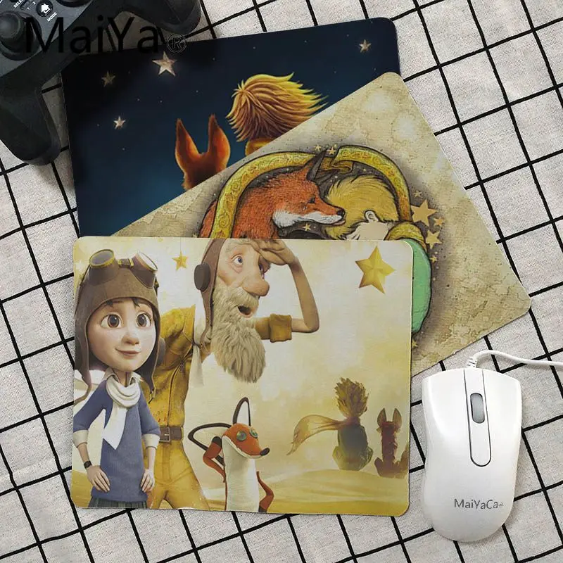 

Maiya The Little Prince and The Fox gamer play mats Mousepad Rubber PC Computer Gaming mouse pad