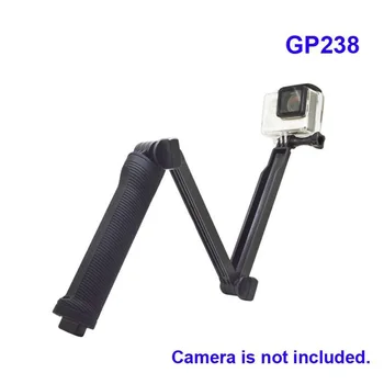 

Free Shipping!! 3-way Monopod Adjustable Bracket Hand Grip Pole Extension Arm Tripod Set for GoPro /Xiaomi Yi/ SJ4000 Camera