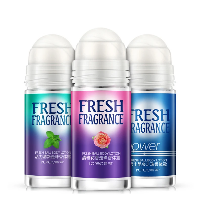 

Ball Body Lotion Antiperspirants Underarm Deodorant Roll on Bottle parfum Smooth Dry Perfumes Refreshing Women and Men