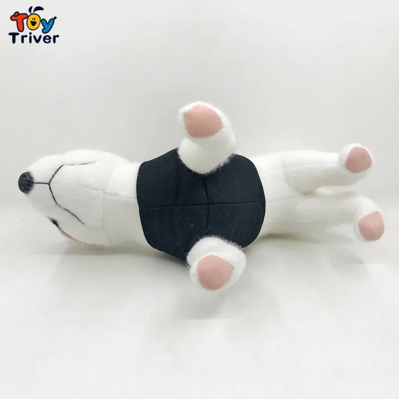 30 см Realife бультерьер собака плюшевая игрушка тройник кукла младенец дети подарок