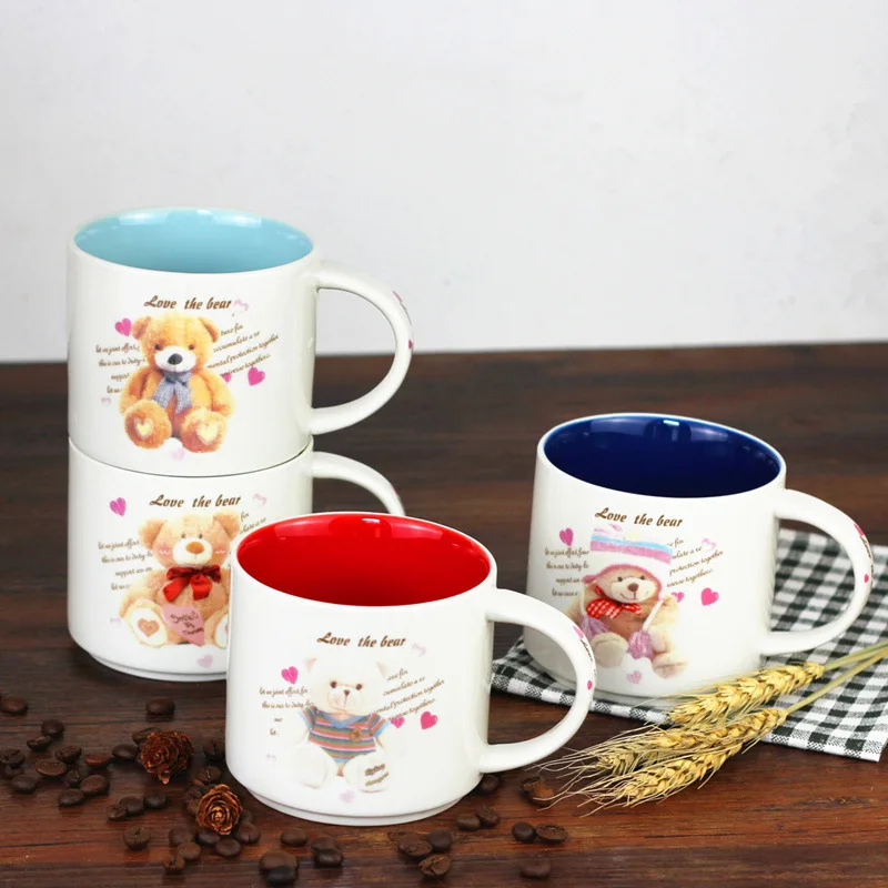 Drinkware 350ml Bursts of personality cartoon ceramic mugs color large capacity mugs advertising promotional gifts mug 1pcs Drinkware 350ml Bursts of personality cartoon ceramic mugs color large capacity mugs advertising promotional gifts mug 1pcs